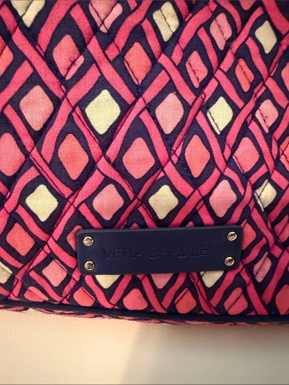 Vera Bradley Pink Geometric Crossbody Bag